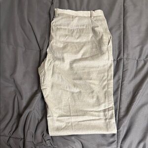 Perry Ellis Gray Regular Fit Trousers